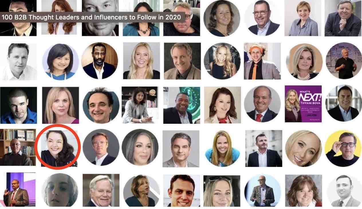 Jo Peterson Named One of 100 Thought Leaders to Follow in 2020